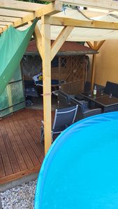 Juskys Polyrattan Gartenmöbel Sitzgruppe Turin Set 6 teilig - Outdoor Möbel grau-meliert Kunden-Foto 1
