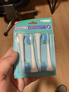 BMK Têtes de brosse à dents Philips de remplacement, 4 pièces - compatibles avec Philips Sonicare C3 Premium Plaque Defence HX9044/17 Photo du client 1