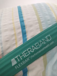Thera-Band bâton d'exercice flexible léger rouge 1 pc Photo du client 1