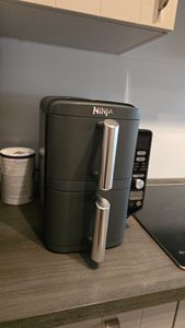 Ninja SL400EU fryer Double 9.5 L 2470 W Hot air fryer Black. Grey Foto del cliente 3