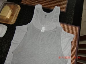 3 Pack Herren Unterhemden Feinripp Tank Top Achselhemd Weiß XXL %100 Baumwolle K-87 Kunden-Foto 2