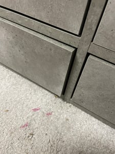 vidaXL Letto da giorno con cassetti senza materasso grigio cemento 100x200 cm Foto del cliente 2