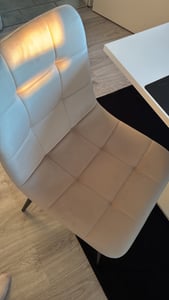 Jídelní židle Albatros sada 4 ks BORA šedá- Pohodlná čalouněná židle pro moderní a stylový design u jídelního stolu - židle do kuchyně nebo jídelny s vysokou nosností až 110 kg Fotografie od zákazníka č. 2