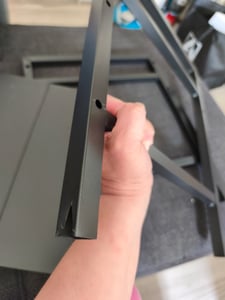 Küchenregale, Ausziehbarer Mikrowellenständer mit 6 Haken, 40-64cm ausziehbarer Mikrowellen Regal, Gewürzregal, Mikrowellenhalterung, Organizer mit 6 Haken, bis 30kg, Schwarz Kunden-Foto 24