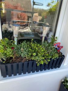 Boardee Fencycase 600W Balkon Blumentopf Anthrazit Kunden-Foto 1
