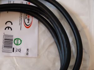 Antennenkabel Digital TV Kabel 135db Koax Stecker Buchse VERGOLDET HD 4K 3D UHD Schwarz 10m Kunden-Foto 2