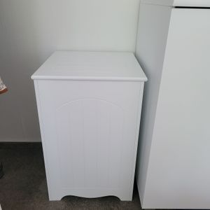 Kosz na pranie Yaheetech z pokrywą, pojemnik na pranie 96L, sortownik prania, pojemnik na pranie, kosz na pranie, drewno Zdjęcie produktu od klienta nr 1