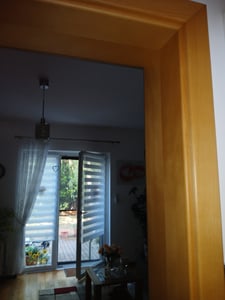 Doppelrollo 85 x 230 cm Duo Rollo Fensterrollo Weiß Klemmfix ohne Bohren Kunden-Foto 2