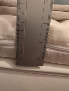 Crownmiller Titan 90x200cm fest XXL 7-Zonen Topper, individuelle Druckentlastung, Bezug waschbar bis 60 Grad Kunden-Foto 4
