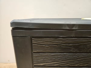 Aufbewahrungsbox für Garten WOODEBOX - anthrazit 140 Liter Kunden-Foto 11