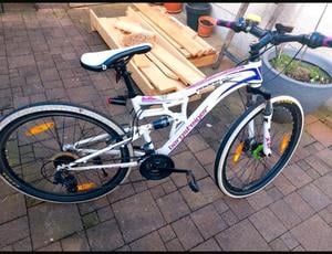 Bergsteiger Kodiak 29 Zoll Mountainbike, geeignet ab 170 cm, Scheibenbremse, Shimano 21 Gang-Schaltung, Vollfederung, Jungen-Fahrrad & Herren-Fahrrad Kunden-Foto 7