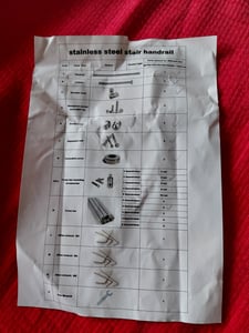 LZQ 120 cm nerezové schodisko zábradlie zábradlie balkón s 2 priečkami, vnútorné a vonkajšie Fotografia od zákazníka č. 1