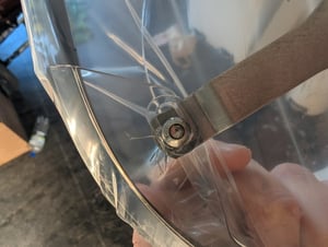 Hesling kettingbeschermer Cambio 48, voor transport/zweefwiel. Klantenfoto 3