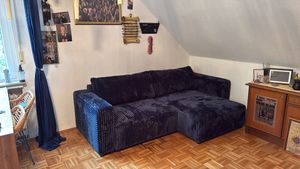 Furnisell Ecksofa L Form Cord Sofa "FANO", Grün Kunden-Foto 1