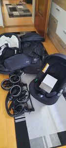 BabyGo Kombikinderwagen Style 3in1, rosa Kunden-Foto 2