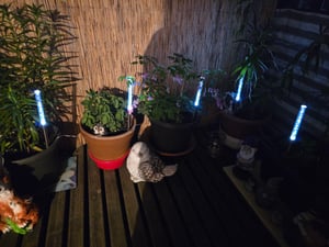 MONZANA 5x Solarlampe für Außen Wetterfest mit Dämmerungssensor Weiß IP44 Kunden-Foto 1