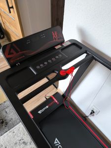 Tapis de course pliable pour la maison, 1400w Treadmill tapis de course électrique 1-12km/hAvec support incliné pliable Haut-parleur Bluetooth, affichage LED, bureau Photo du client 3