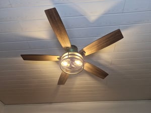 100cm Deckenventilator mit Beleuchtung und Fernbedienung DC Motor 3 Farbtemperatur Dimmbar 6 Stufen APP-Steuerung Kunden-Foto 5