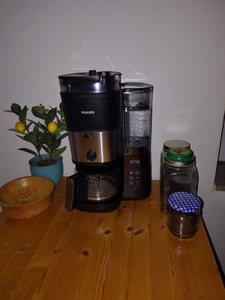 Cafetière filtre avec broyeur intégré 10 tasses 1000w noir - Philips - HD7900/01 - grind & brew Photo du client 2
