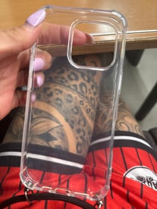 Handykette für Apple iPhone 16 Pro Case zum umhängen Schutzhülle Kordel Handy Hülle, Halsband Schwarz Kunden-Foto 1