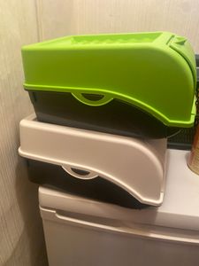 2x Kartoffel Gemüse Zwiebel Karotten Zucchini Paprika -box Weiss 3,5l Kunden-Foto 1