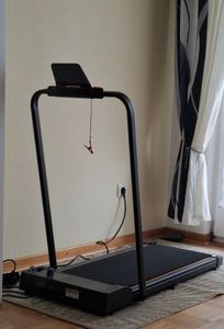 JT51 Laufband, 2-in-1-Laufband zum Gehen und Laufen für den Heimgebrauch, 1-10km/h Klappbar Laufband mit Fernbedienung und App Kunden-Foto 2