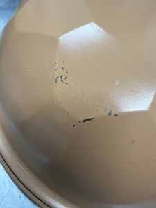 Antihaft Wok 32 cm Tonbeschichtung mit Glasdeckel für Gasherd Kunden-Foto 2