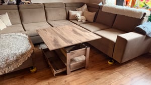 VASAGLE Couchtisch, Wohnzimmertisch, Gaszylinder, höhenverstellbar Kunden-Foto 10