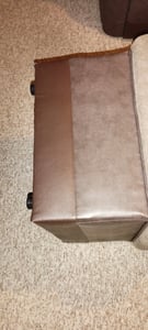 Lederreparatur- und Restaurationsset Selbstklebend Sofa Autositze Handtaschen Jacken - LEATHERPATCH Braun Kunden-Foto 1