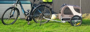 DOGGYHUT® MEDIUM Hundefahrradanhänger Hundeanhänger Fahrradanhänger Kunden-Foto 5