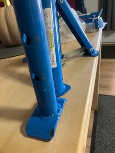 4 x Bituxx Unterstellbock 2T klappbar verstellbar Auto PKW Wagenheber Abstellböcke 2000kg Blau MS-15321 Kunden-Foto 2