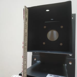 GeZu Impex Aufschraubbodenhülse 81 x 150 mm Feuerverzinkt Pfostenhülse Aufschraubhülse Kunden-Foto 3