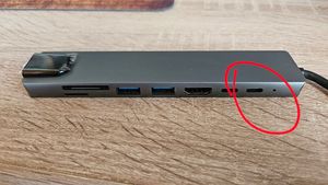 3IN1 USB C Hub Adapter Typ-C auf USB HDMI 4K HD TV PD Kabel für Mac Samsung Dell Apple Xiaomi Huawei LG HTC Asus Lenovo Macbook Laptop Kunden-Foto 1