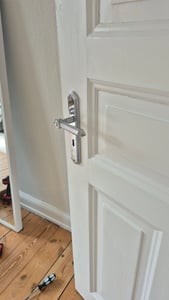 Türbeschlag Antike LS Chrom BB Türklinke Kunden-Foto 1