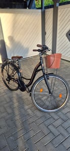 26 Zoll Damencityrad 21-Gang Shimano Kettenschaltung, Gepäckträger, Licht und Korb NEU 2608-SCHWARZ AB 155 CM KÖRPERGRÖSSE !!!!!!!!!!!!!!!!!!! Kunden-Foto 1