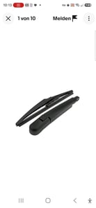 NTY EWB-VV-002 Wischerarm Scheibenwischerarm Hinten 350mm für VOLVO XC60 (156) Kunden-Foto 1