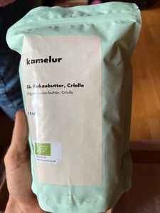 Kamelur® Bio Kakaobutter Criollo 500 g Photo du client 1