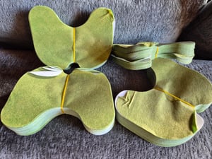 50/100 Stück Kräuterpflaster für das Kniegelenk, Rücken, Nacken, Schulter, Lendenwirbelsäule, Taille, Schmerzlinderung, Wermut, Ingwerpflaster, atmungsaktive Akupunkturpunkt-Paste, Aufkleber Kunden-Foto 1