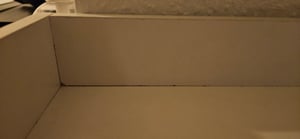AODEMOKO Schuhschrank mit 2 Klappen, Schuhkipper Schmal, Schuhschrank mit 1 Schublade, Schrank, Trennwand Verstellbar, 30 x 100 x 104 cm, Weiß Kunden-Foto 1