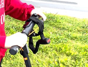 Fahrradschloss mit Schlüssel, 120 cm langes Hohe Sicherheit Fahrradkettenschloss, Fahrradschloss aus 6mm gehärtetem Stahl mit wasserdichter Abdeckung für Fahrräder, Motorräder, Roller Kunden-Foto 1