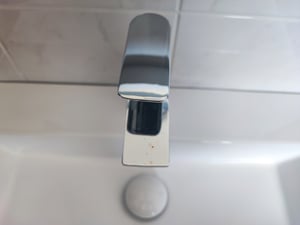 2 x Homelody Wasserhahn Bad Chrom, Einhebelmischer Badezimmer Waschtischarmatur, Bad Armatur Mischbatterie, Waschbeckenarmatur, Waschbecken Armaturen Kunden-Foto 11