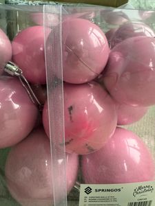 Baubles natalizi Baubles per albero di Natale 37 pezzi fino a Ø 8 cm - Rosa perla Foto del cliente 1