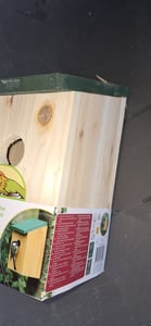 4er Set Nistkasten Nisthöhle aus Massiv Holz für kleine Vögel Meisen Vogelhaus Kunden-Foto 2