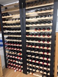 Lenmar Serie RW Weinregal aus Holz für Flaschen, LOFT135, 204 x 104 x 27, 15 liegen, für 135 Flaschen, Wein, Flaschenregal,Kellerregal,Regale,Flaschen Kunden-Foto 2