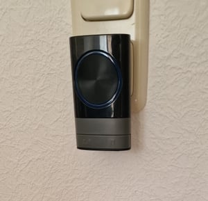 Türklingel-Set, Kabellose wasserdichte Türklingel, 1 Sender und 2 Empfänger, 45 Klingeltöne, Lautstärke in 4 Stufen, Türklingel Funk Kunden-Foto 1