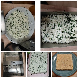 Tofupresse aus Edelstahl mit Käsetuch & Abtropfschale, Für hausgemachten festen Tofu, Paneer & Käse, Spülmaschinenfest Kunden-Foto 1