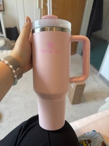 Stanley Quencher Trinkflasche FlowState 1.2L Strohhalm Thermobecher Kühlt Kunden-Foto 4