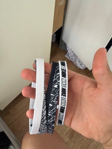 Nike Stirnbänder 6er-Pack Weiß-Weiß-Weiß Weiß Kunden-Foto 1