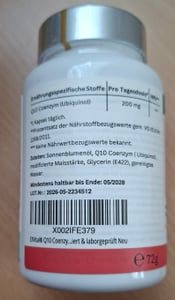 Q10 Coenzym Ubiquinol Kapseln, hochdosiert mit 200mg, 90 Stück von EXVital Kunden-Foto 2