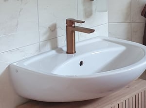 Umyvadlová Baterie REA ARGUS low Brush Copper Fotografie od zákazníka č. 1